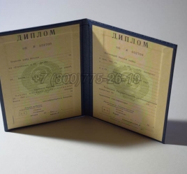 Диплом о Высшем Образовании Узбекской ССР в Новосибирске